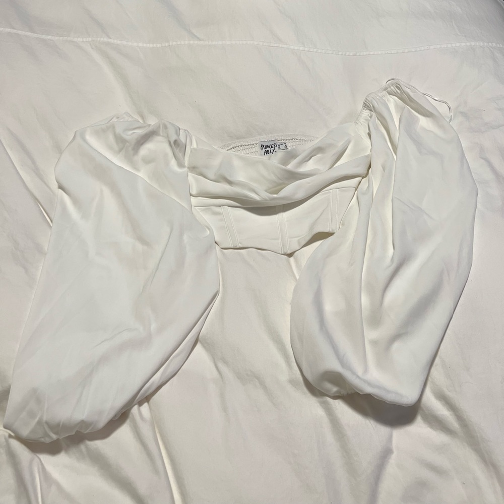 White Princess Polly Top